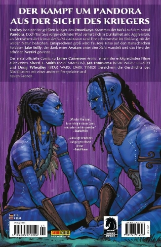 Buchcover und Innenansicht für das Buch: Avatar: Tsu'tey's Path