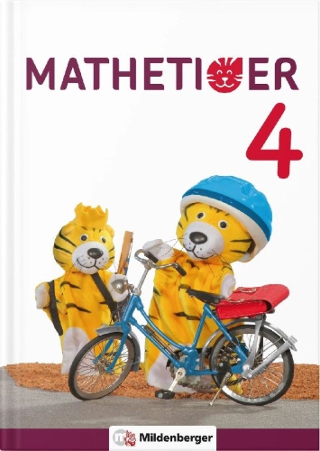 Buchcover und Innenansicht für das Buch: Mathetiger 4 - Buchausgabe · Neubearbeitung