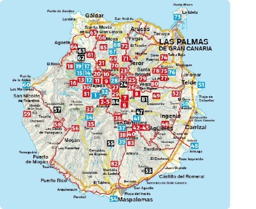 Buchcover und Innenansicht für das Buch: Gran Canaria