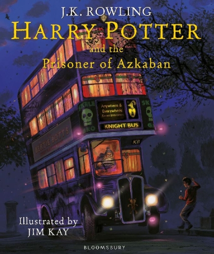 Buchcover und Innenansicht für das Buch: Harry Potter and the Prisoner of Azkaban