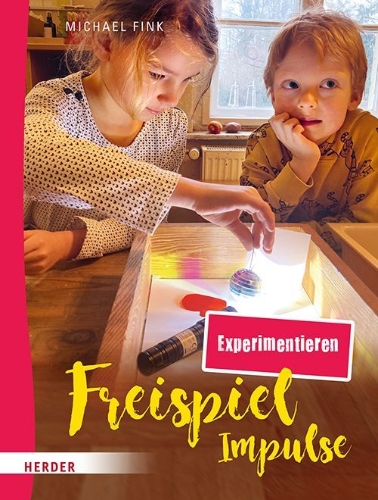 Buchcover und Innenansicht für das Buch: Freispiel-Impulse: Experimentieren