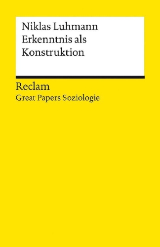 Buchcover und Innenansicht für das Buch: Erkenntnis als Konstruktion