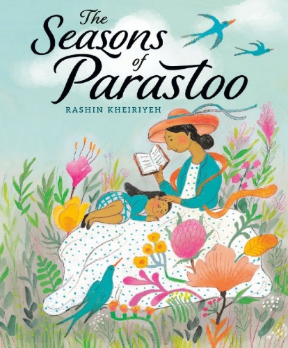 Buchcover und Innenansicht für das Buch: The Seasons of Parastoo