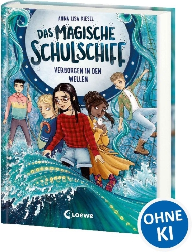Buchcover und Innenansicht für das Buch: Das magische Schulschiff (Band 2) - Verborgen in den Wellen