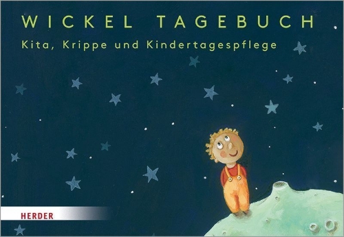 Buchcover und Innenansicht für das Buch: Wickeltagebuch 