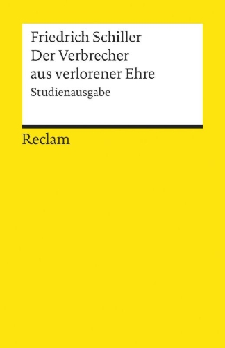 Buchcover und Innenansicht für das Buch: Der Verbrecher aus verlorener Ehre