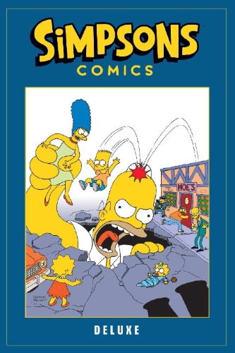 Buchcover und Innenansicht für das Buch: US Simpsons Comics #1-#7; US Itchy & Scratchy Comics #3; US Batman Comics #3