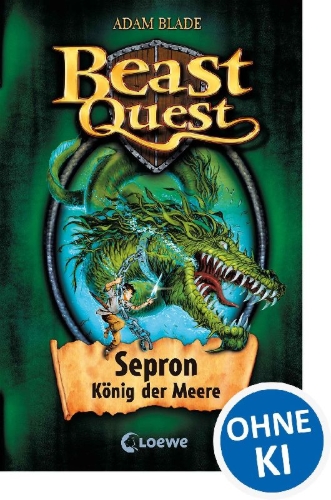 Buchcover und Innenansicht für das Buch: Sepron the Sea Serpent