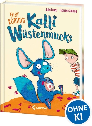 Buchcover und Innenansicht für das Buch: Hier kommt Kalli Wüstenmucks (Band 1)