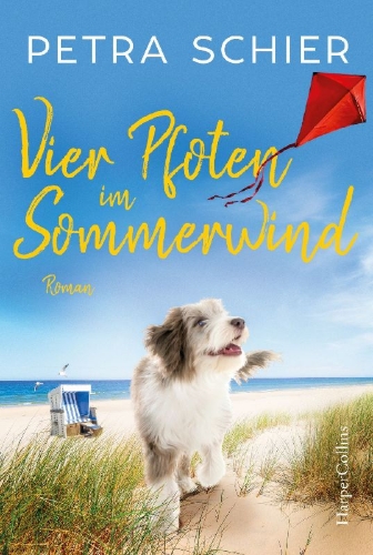 Buchcover und Innenansicht für das Buch: Vier Pfoten im Sommerwind