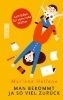 Buchcover und Innenansicht für das Buch: Man bekommt ja so viel zurück