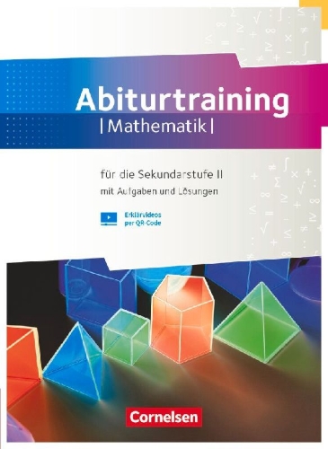 Buchcover und Innenansicht für das Buch: Fundamente der Mathematik Gymnasiale Oberstufe - Übungsmaterialien Sekundarstufe I/II - Abiturtraining