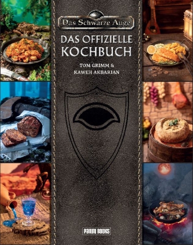 Buchcover und Innenansicht für das Buch: Das Schwarze Auge - Das offizielle Kochbuch