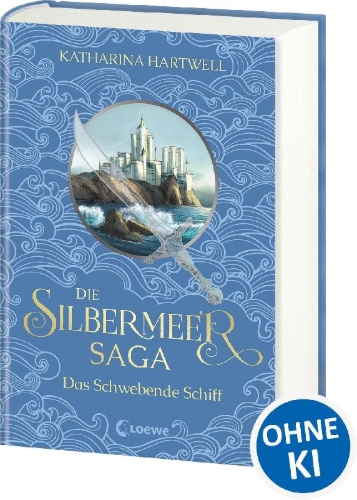 Buchcover und Innenansicht für das Buch: Die Silbermeer-Saga (Band 3) - Das Schwebende Schiff