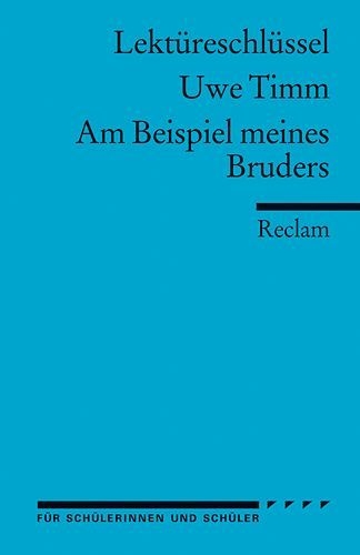 Buchcover und Innenansicht für das Buch: Am Beispiel meines Bruders. Lektüreschlüssel für Schüler