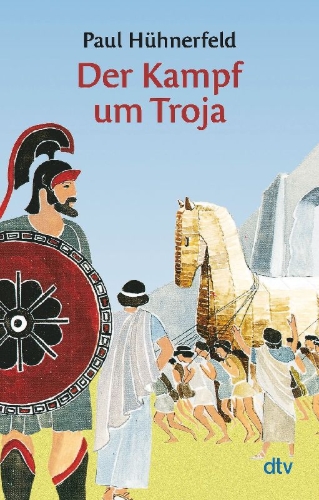 Buchcover und Innenansicht für das Buch: Der Kampf um Troja