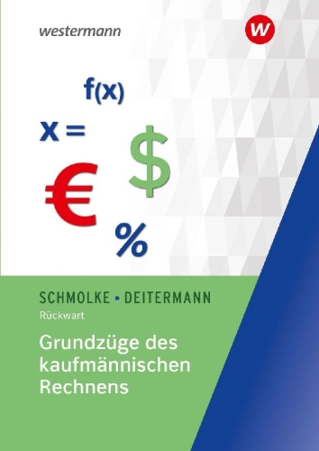 Buchcover und Innenansicht für das Buch: Grundzüge des kaufmännischen Rechnens