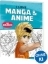 Buchcover und Innenansicht für das Buch: Manga Colouring Book