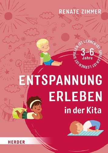 Buchcover und Innenansicht für das Buch: Entspannung erleben in der Kita