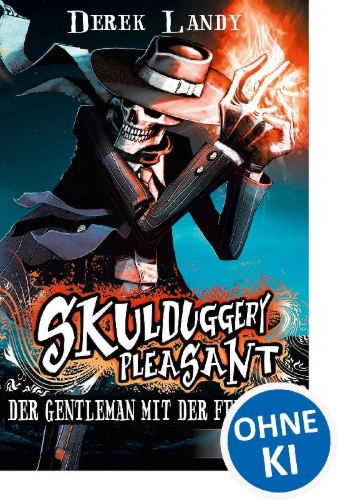 Buchcover und Innenansicht für das Buch: Skulduggery Pleasant
