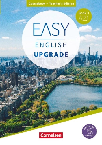 Buchcover und Innenansicht für das Buch: Easy English Upgrade - Englisch für Erwachsene - Book 3: A2.1. Coursebook - Teacher's Edition - Inkl. PagePlayer-App