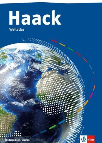 Buchcover und Innenansicht für das Buch: Haack Weltatlas. Ausgabe Niedersachsen und Bremen Sekundarstufe I und II