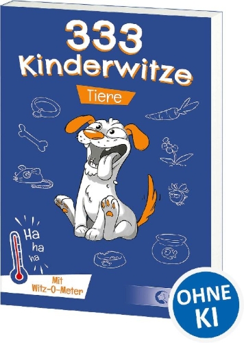 Buchcover und Innenansicht für das Buch: 333 Kinderwitze - Tiere