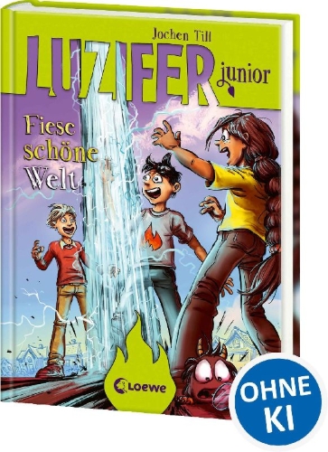 Buchcover und Innenansicht für das Buch: Luzifer junior (Band 7) - Fiese schöne Welt