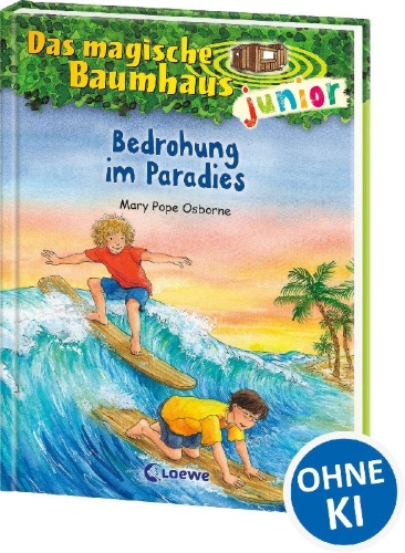 Buchcover und Innenansicht für das Buch: High Tide in Hawaii