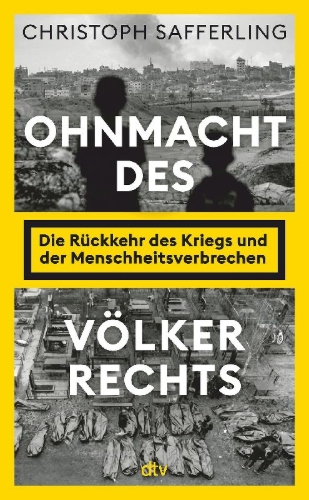 Buchcover und Innenansicht für das Buch: Ohnmacht des Völkerrechts