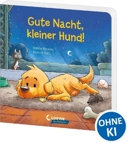 Buchcover und Innenansicht für das Buch: Gute Nacht, kleiner Hund!