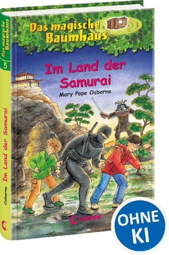 Buchcover und Innenansicht für das Buch: Das magische Baumhaus (Band 5) - Im Land der Samurai