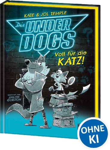 Buchcover und Innenansicht für das Buch: The Underdogs - Catch a cat burglar