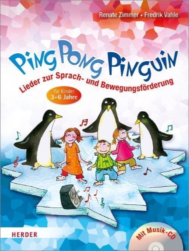 Buchcover und Innenansicht für das Buch: Ping Pong Pinguin