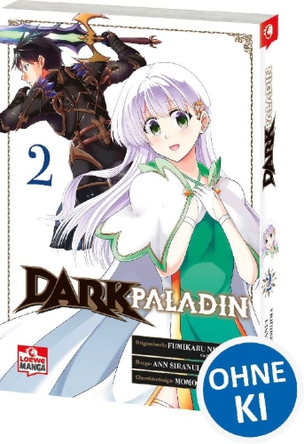 Buchcover und Innenansicht für das Buch: Ankoku Kishi no Ore Desu ga Saikyou no Seikishi o Mezashimasu