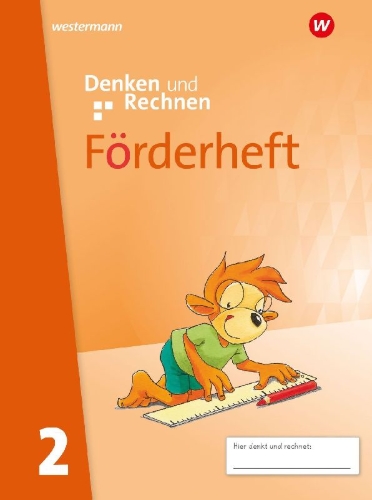 Buchcover und Innenansicht für das Buch: Denken und Rechnen 2. Förderheft. Allgemeine Ausgabe
