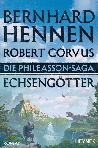 Buchcover und Innenansicht für das Buch: Die Phileasson-Saga - Echsengötter