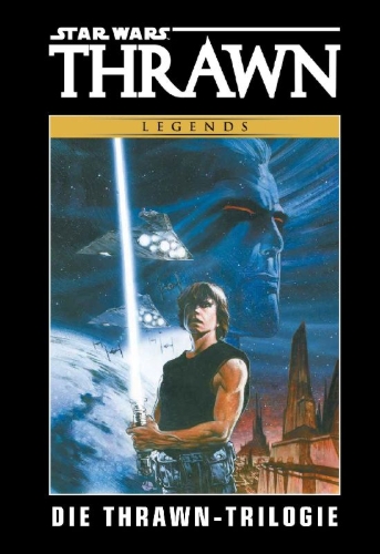 Buchcover und Innenansicht für das Buch: Star Wars: Heir to the Empire (1985) #1-#6; Star Wars: Dark Force Rising (1997) #1-#6; Star Wars: The Last Command (1997) #1-#6