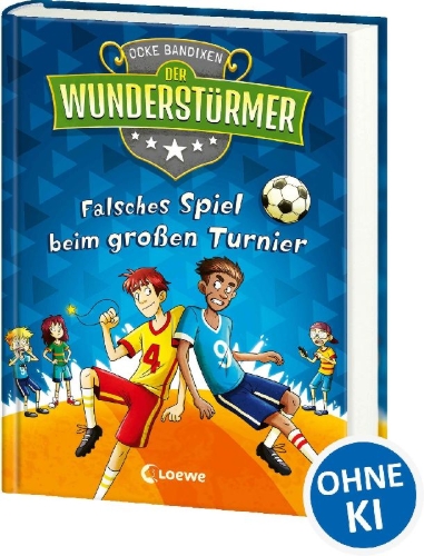 Buchcover und Innenansicht für das Buch: Der Wunderstürmer (Band 7) - Falsches Spiel beim großen Turnier