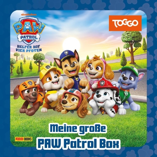 Buchcover und Innenansicht für das Buch: PAW Patrol: Meine große PAW Patrol Box