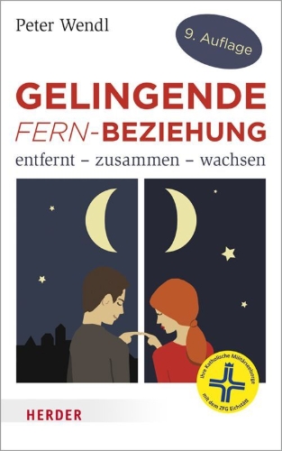 Buchcover und Innenansicht für das Buch: Gelingende Fern-Beziehung