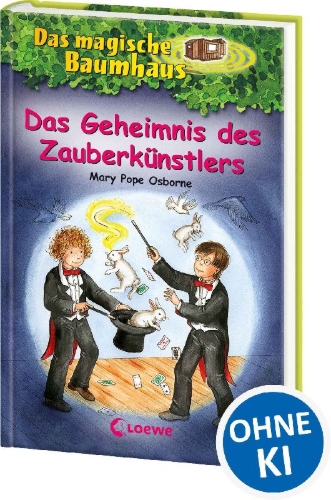 Buchcover und Innenansicht für das Buch: Das magische Baumhaus Bd. 48 - Das Geheimnis des Zauberkünstlers