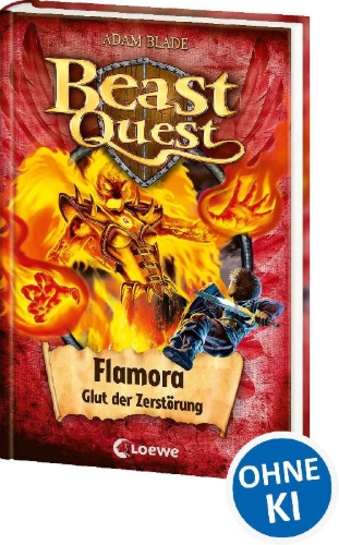 Buchcover und Innenansicht für das Buch: Flaymar the Scorched Blaze