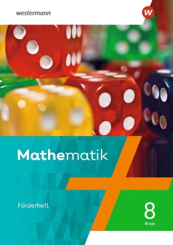 Buchcover und Innenansicht für das Buch: Mathematik 8. Förderheft mit Lösungen
