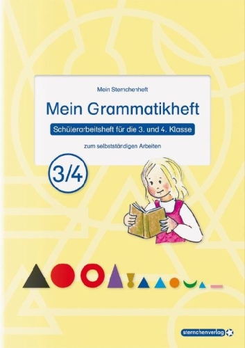Buchcover und Innenansicht für das Buch: Mein Grammatikheft 3/4 für die 3. und 4. Klasse