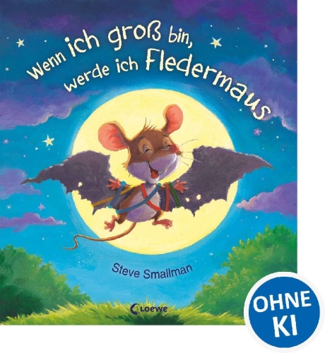 Buchcover und Innenansicht für das Buch: Batmouse