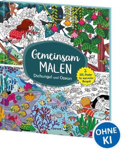 Buchcover und Innenansicht für das Buch: Mes 2 Posters Géants / Super Coloriages Gèants / Super Giant Coloring Books