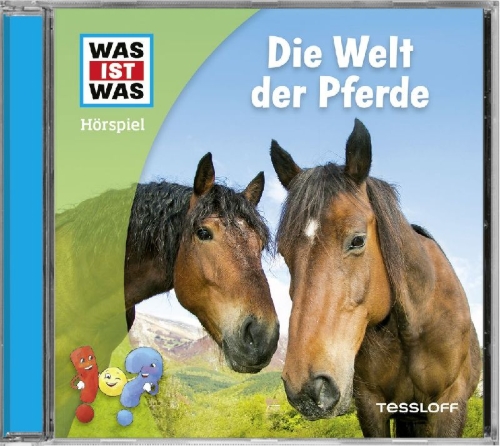 Buchcover und Innenansicht für das Buch: WAS IST WAS Hörspiel. Die Welt der Pferde