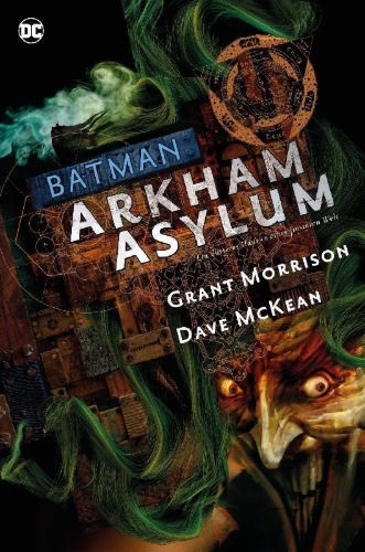 Buchcover und Innenansicht für das Buch: Batman: Arkham Asylum