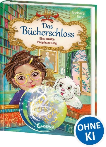 Buchcover und Innenansicht für das Buch: Das Bücherschloss (Band 3) - Eine uralte Prophezeiung